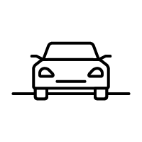 Car icon representing vehicle storage options at Open City Self Storage in Elburn, Illinois.