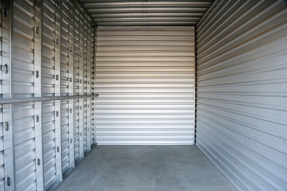 An empty storage unit.