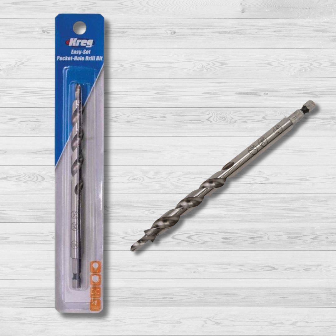 Broca De 5 Mm Kreg - Para Plantillas De Estanterías, Vástago Hexagonal 1/4", Compatible Con Portabrocas De Cambio Rápido