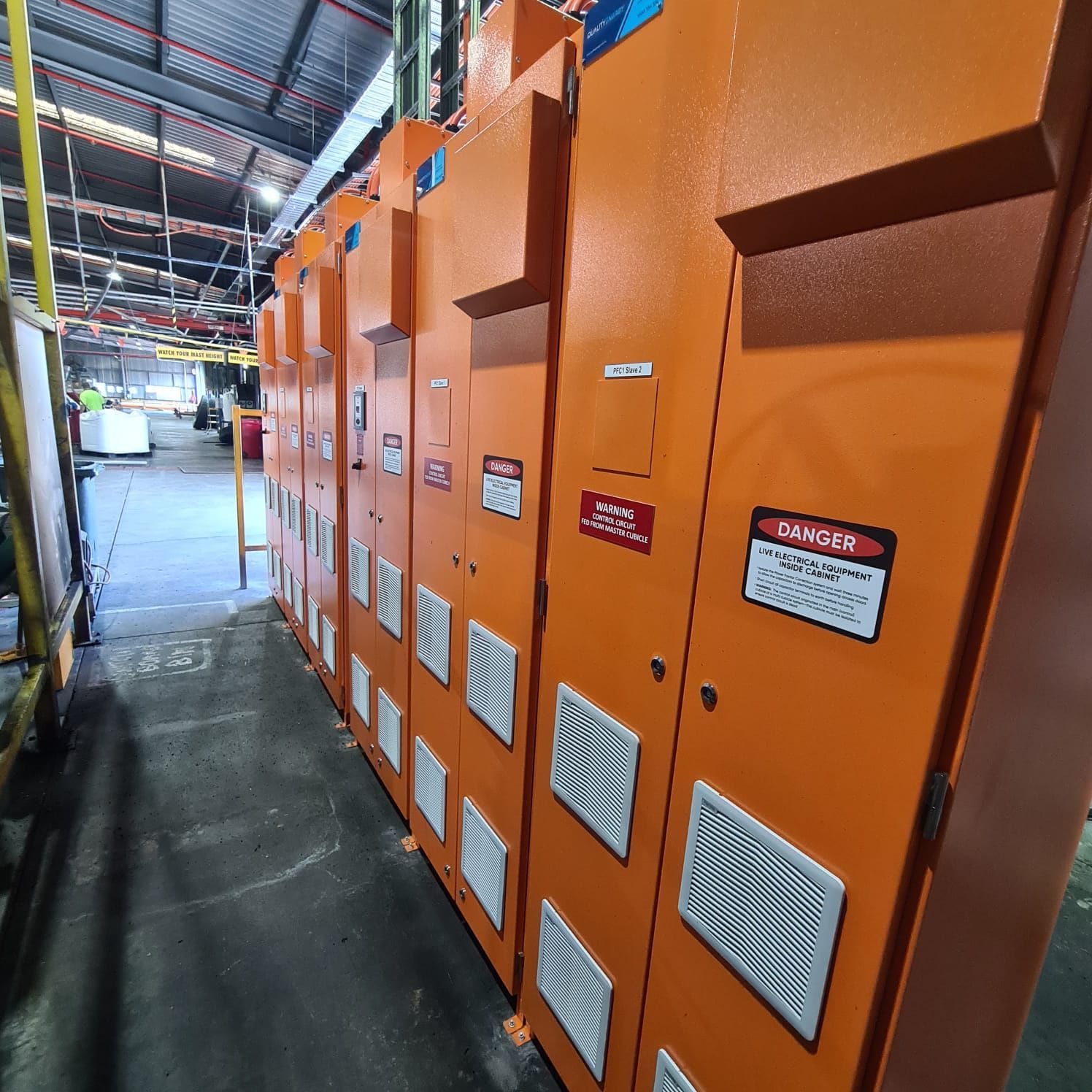 Custom-Built Power Factor Correction Unit for David Moss Corporation Damos