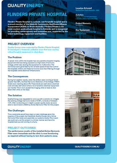 flinders private hospital case study screenshot