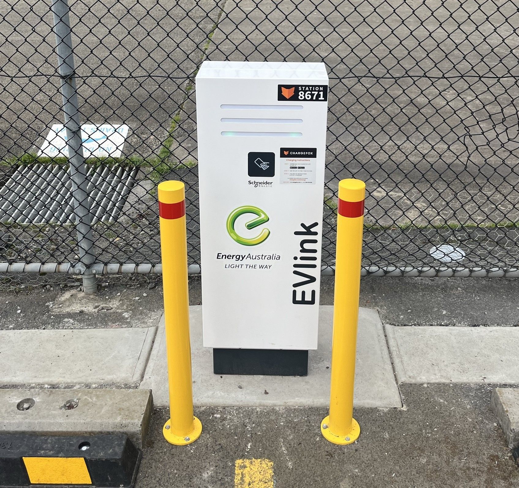 electric vehicle charger installed for energy australia