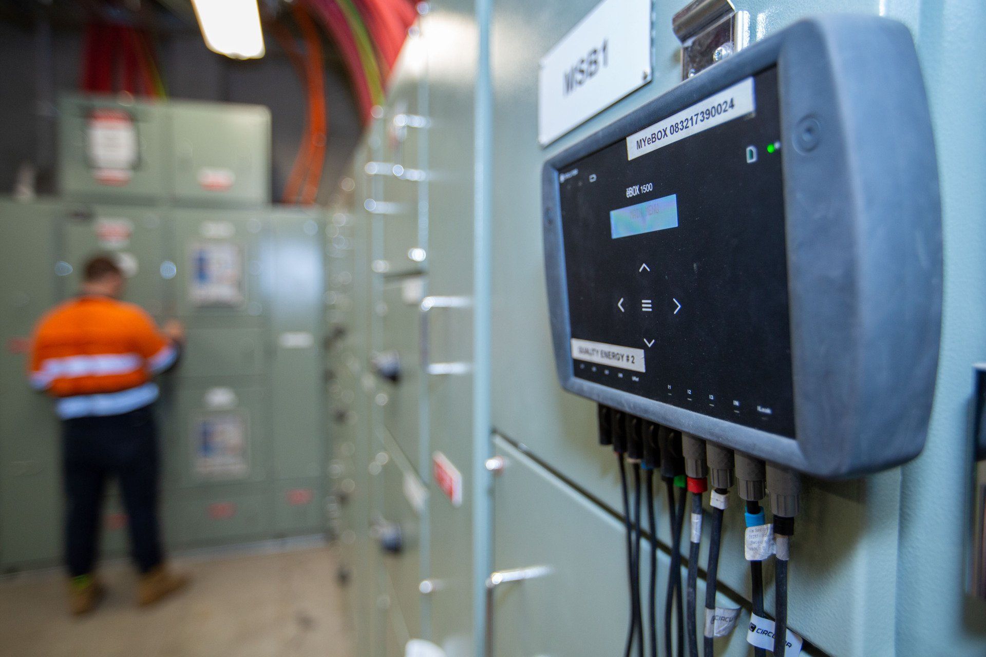 a power quality audit in progress by quality energy