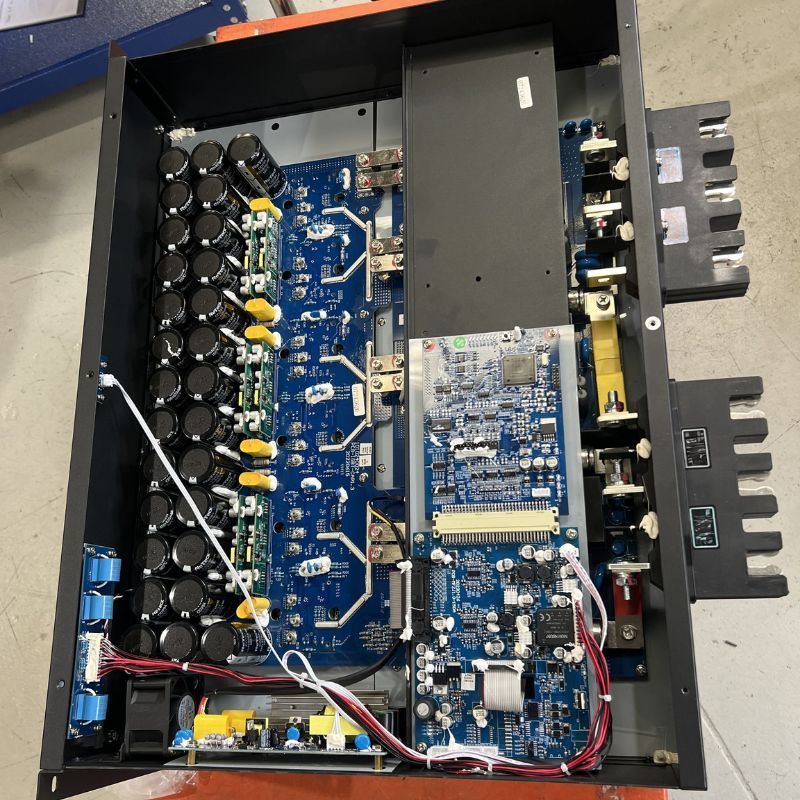 inside an active static var generator