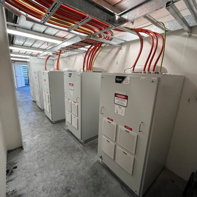 static var generators manufactured by quality energy with safe installation and tidy electrical work