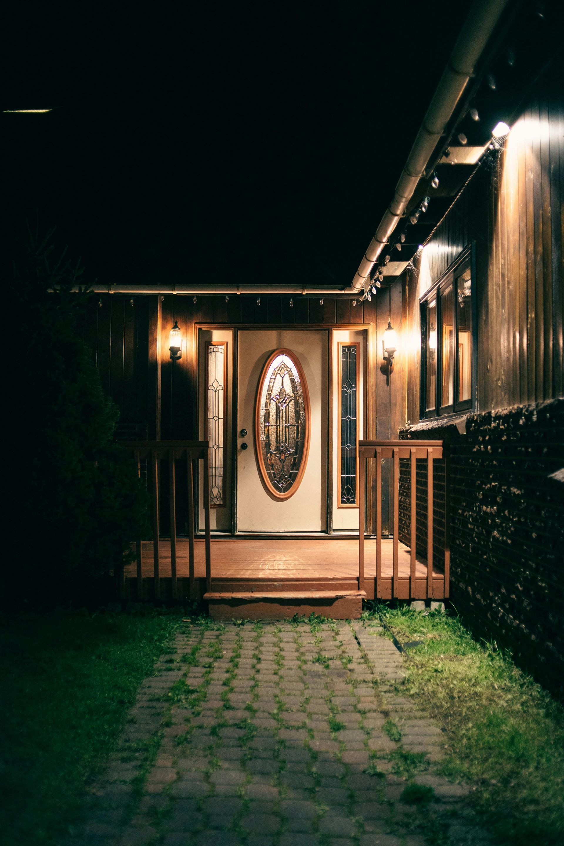 porch at night