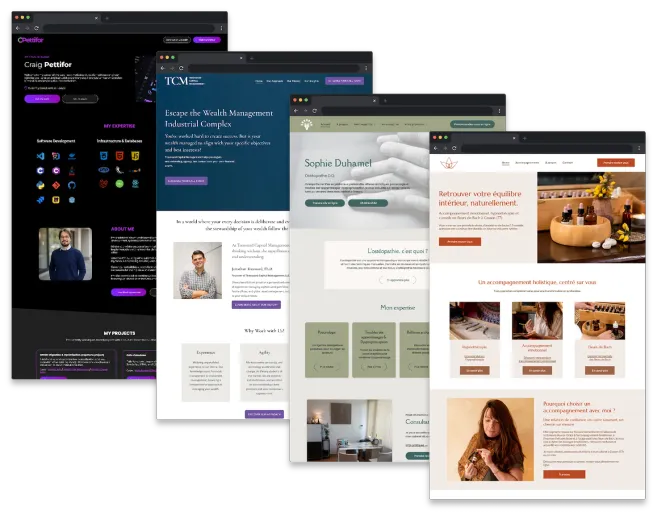 Site web sur mesure pour indépendants, petites entreprises et collectifs engagés