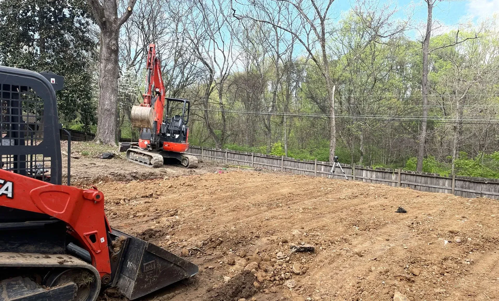 Cut Right Tree Service view of land clearing equipment