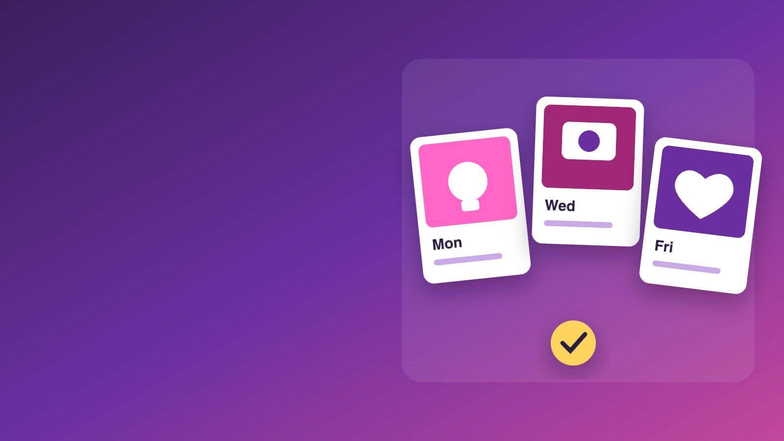 Cover image for a simple weekly social media plan for small businesses