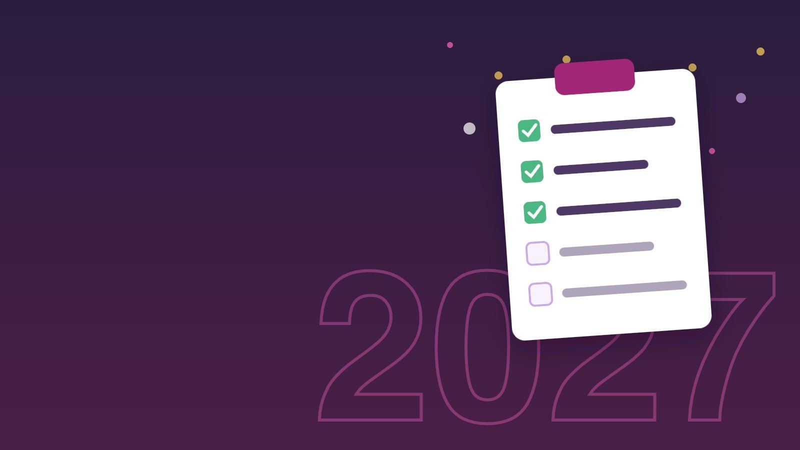 Cover image for the 2027 small-business marketing checklist