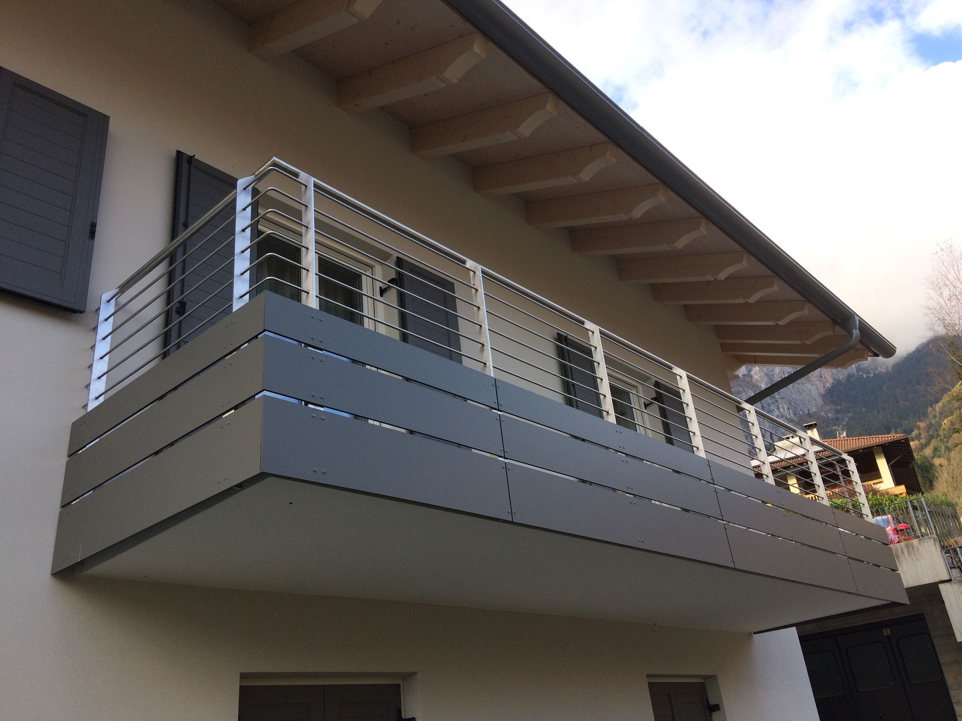 balconi in legno