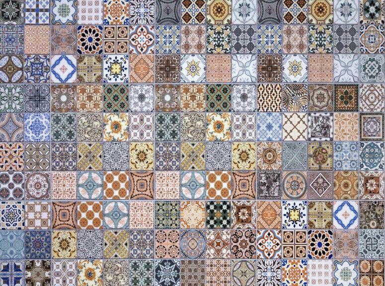 mosaic of tiles