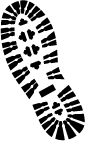 Schuhabdruck Icon