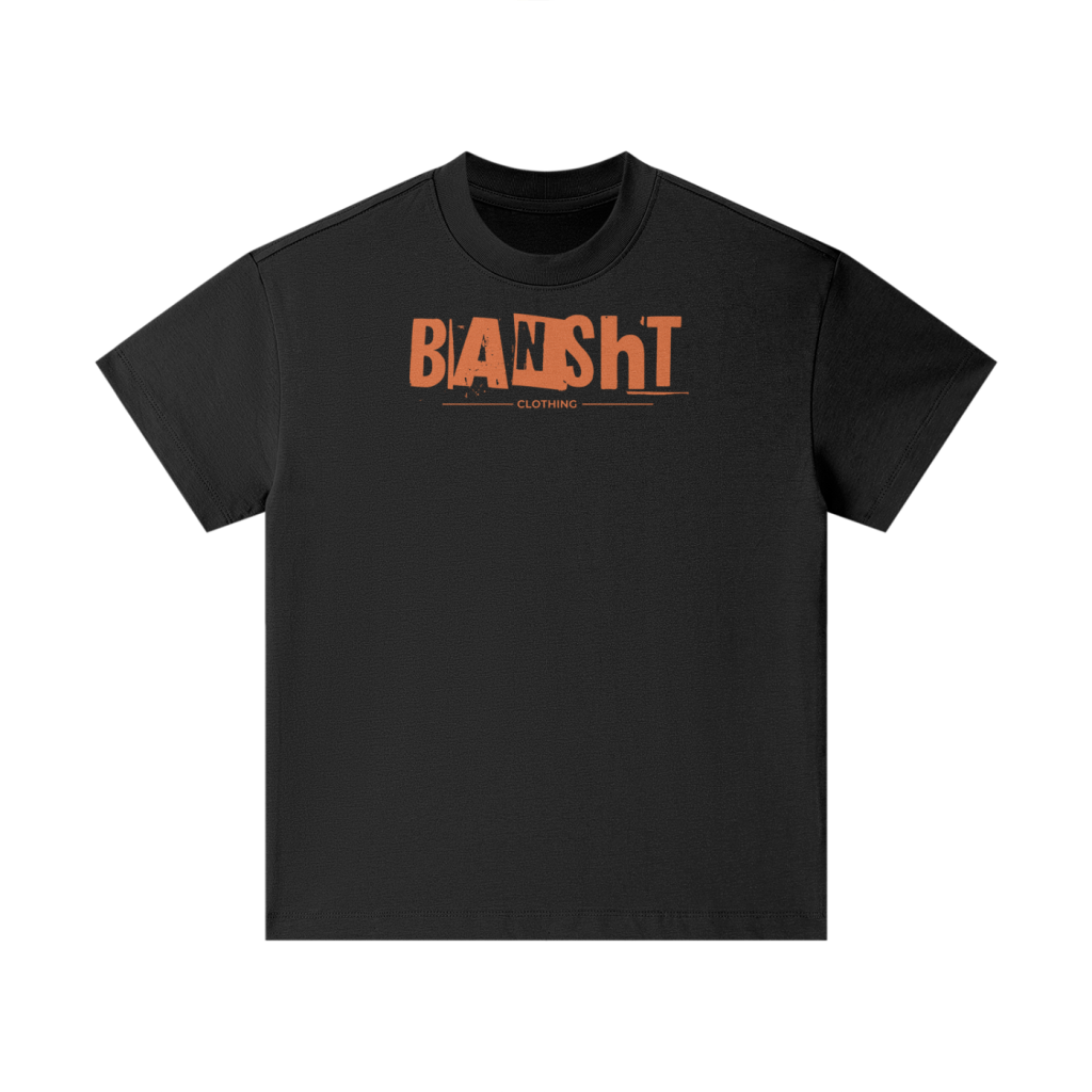 Bansht Kids' Tee – Bold Orange & Black