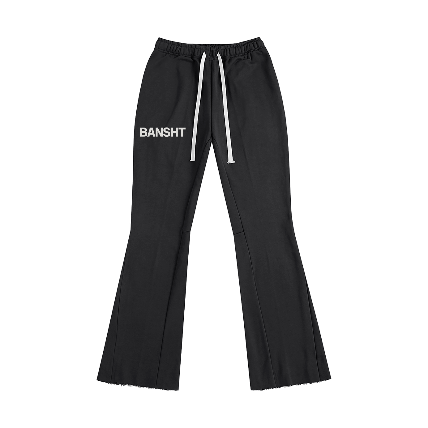 Bansht Black Flared Sweatpants
