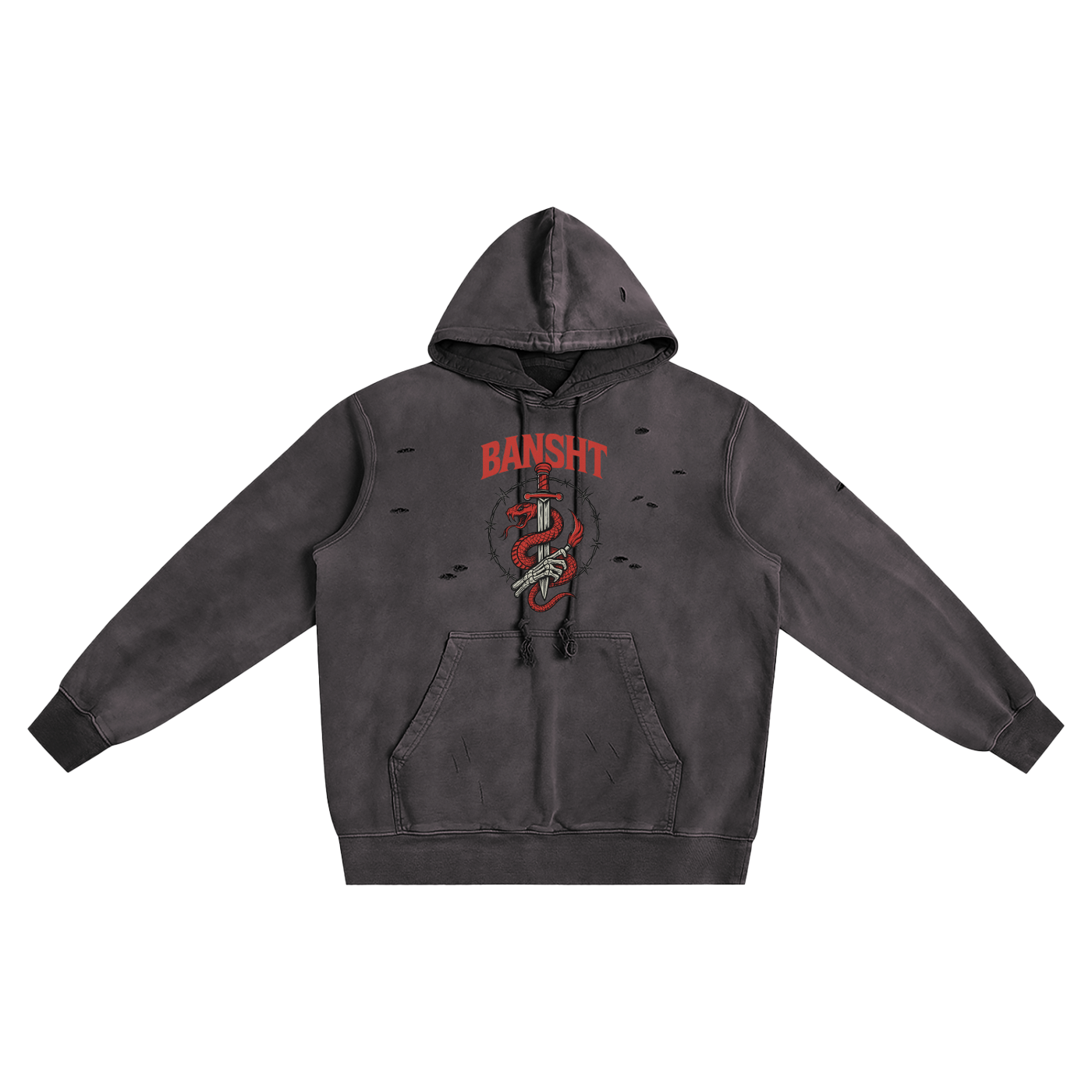 Bansht Heavyweight “Snake & Sword” Hoodie