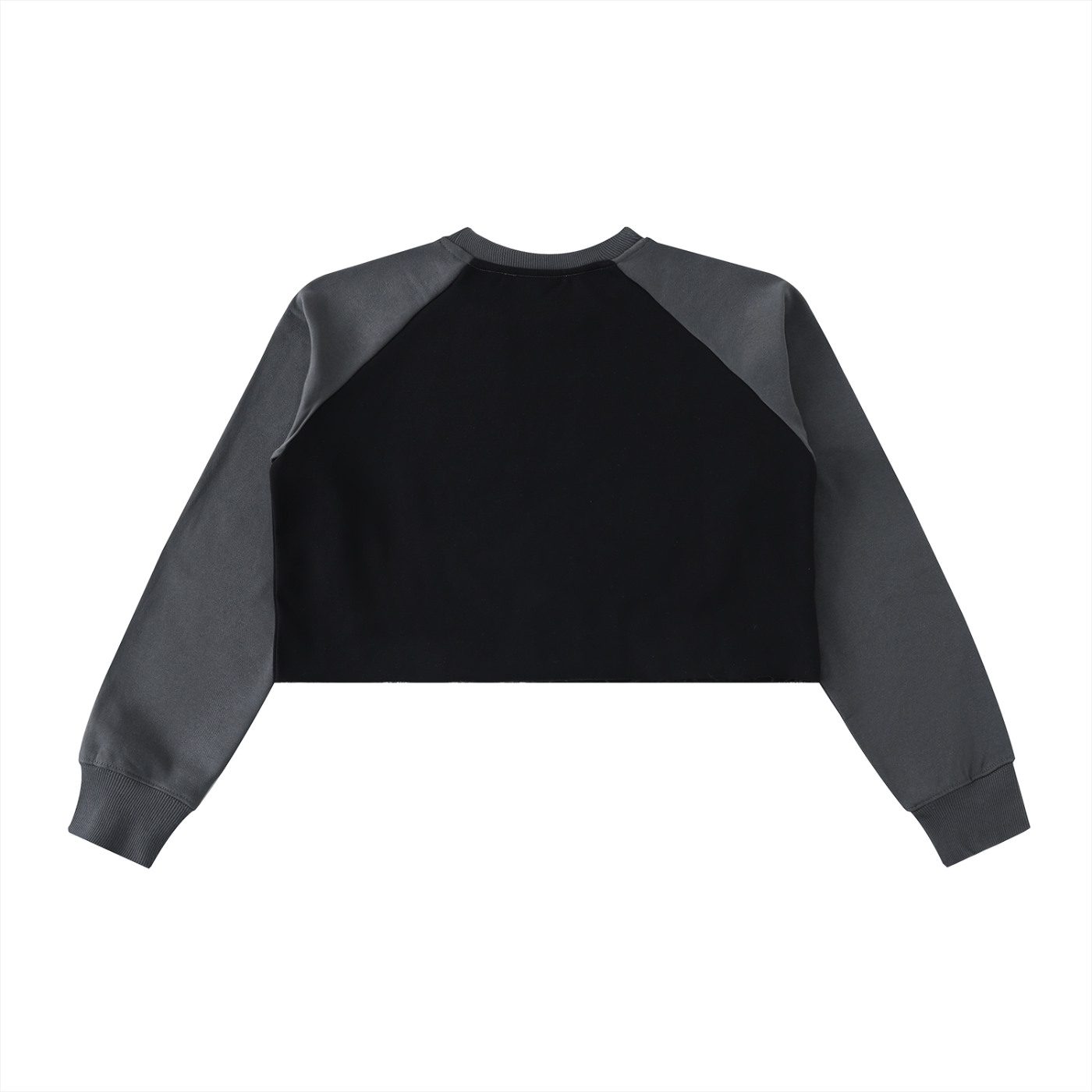 Bansht Women’s Raw-Hem Raglan Crop Sweatshirt