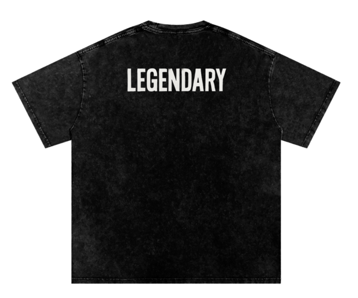 Bansht Acid Wash Oversize Tee – LEGENDARY