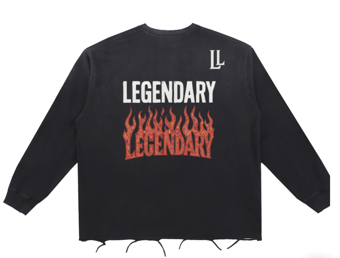 Bansht Snow Wash Raw Edge Tee