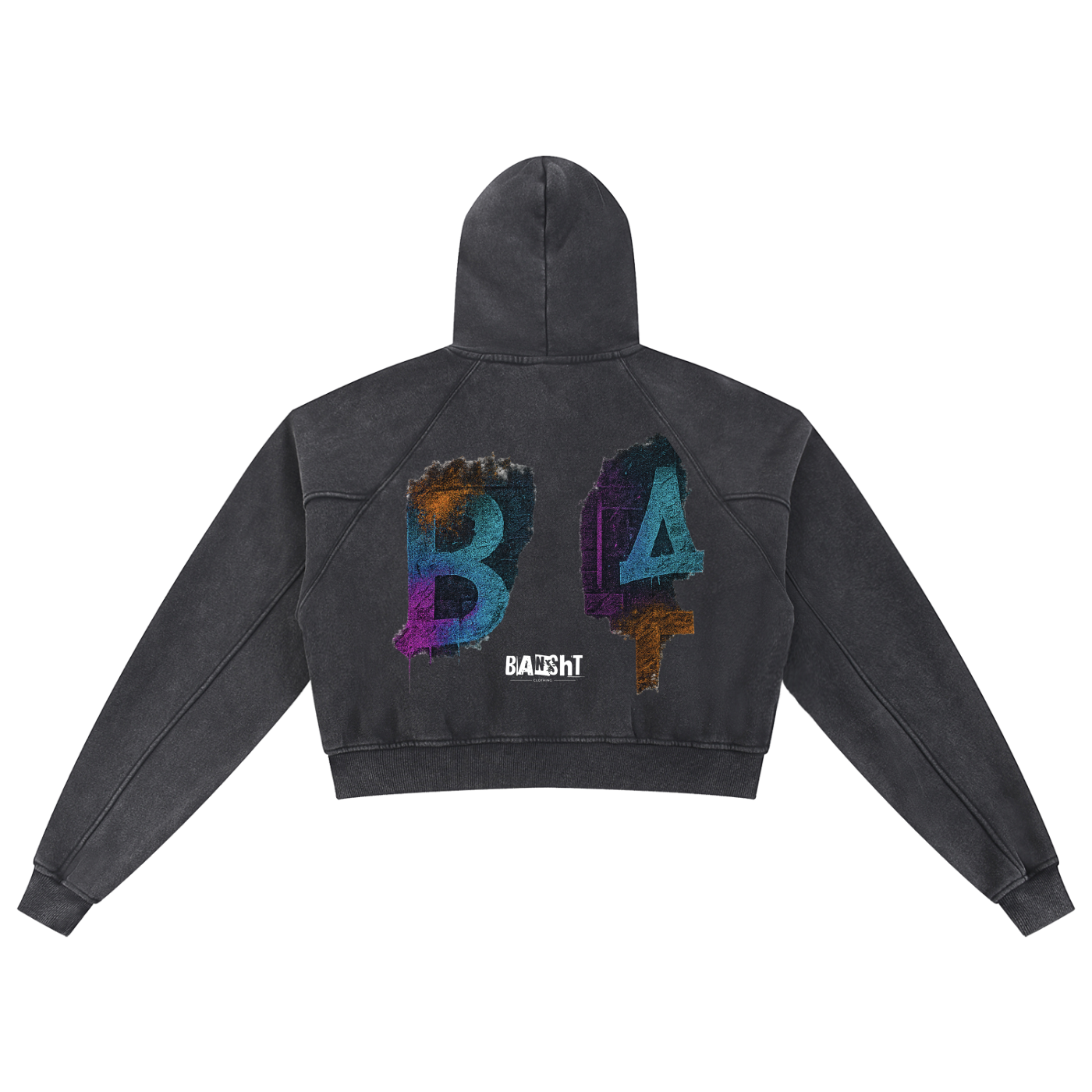 Bansht Women’s Snow-Wash Cropped Hoodie