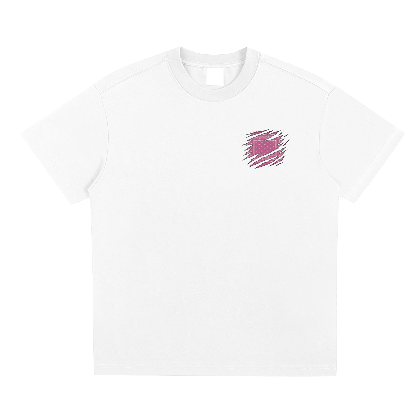 Bansht Sorona Quick-Dry Cooling Tee – Ripped Pink Bandana Edition
