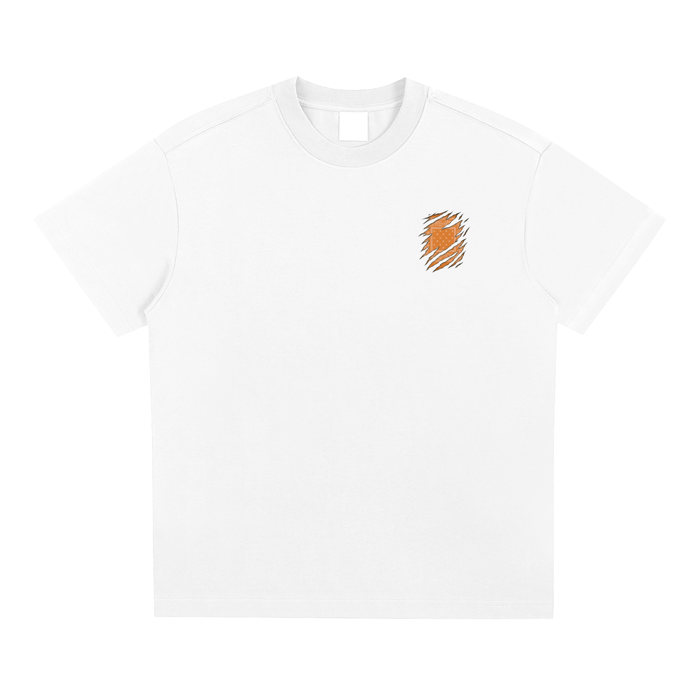 Bansht Sorona Quick-Dry Cooling Tee – Ripped Orange Bandana Edition