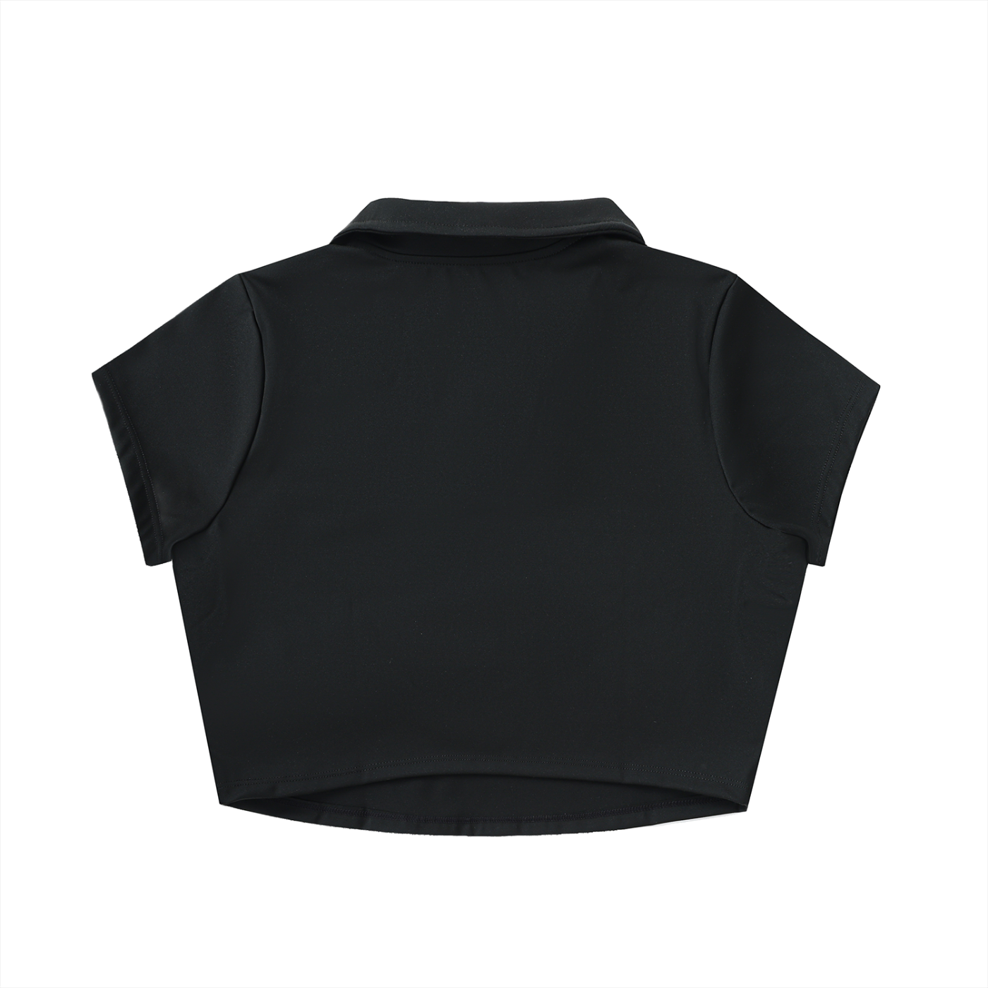 Bansht Black Women’s V-Neck Crop Top