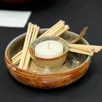 Custom made tealight holder with matches
