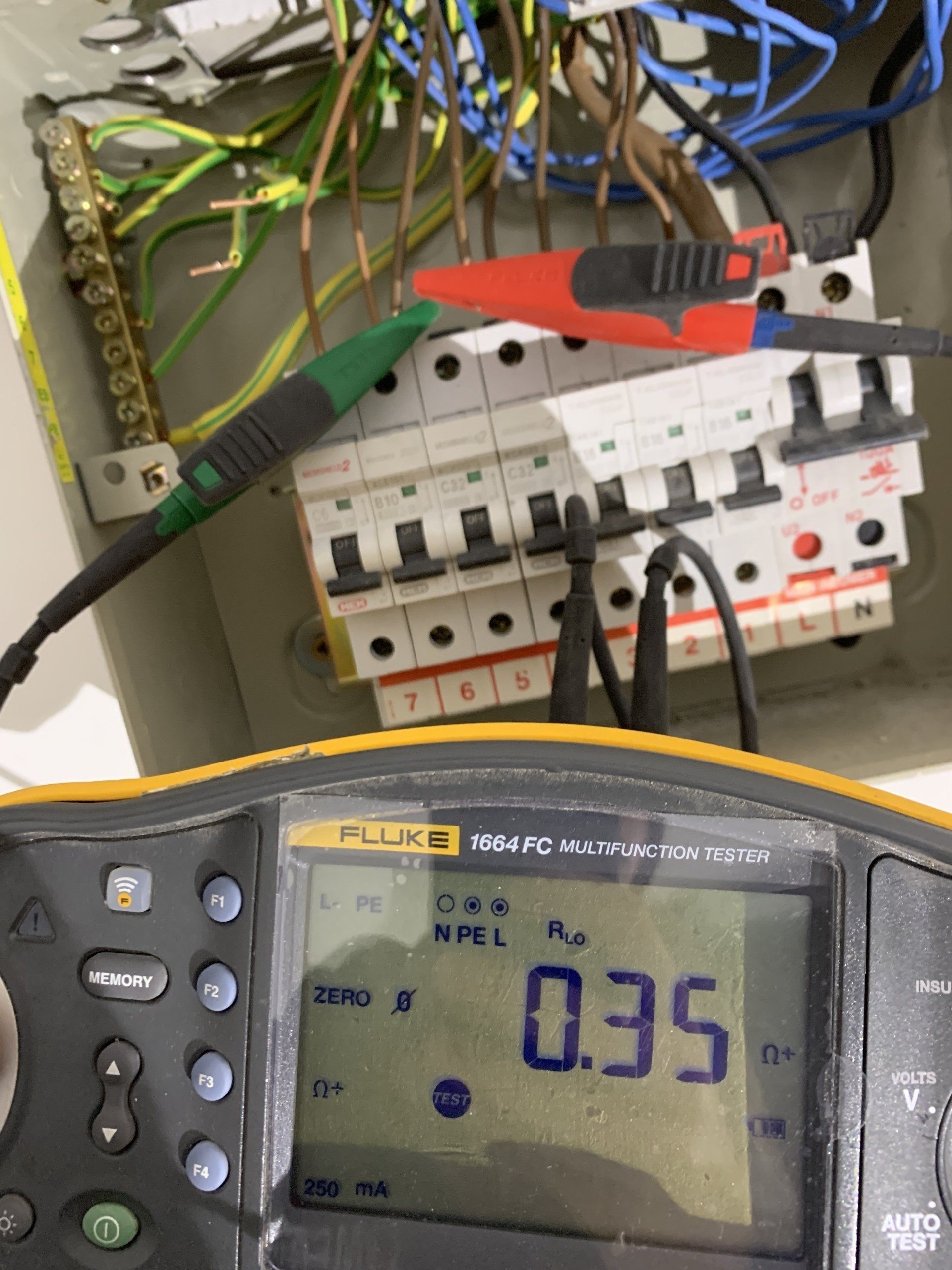 A device that has the number 0.35 on it