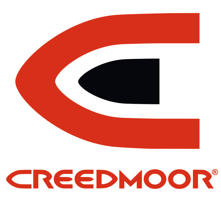 Creedmoor logo: red and black stylized C with “CREEDMOOR” text underneath