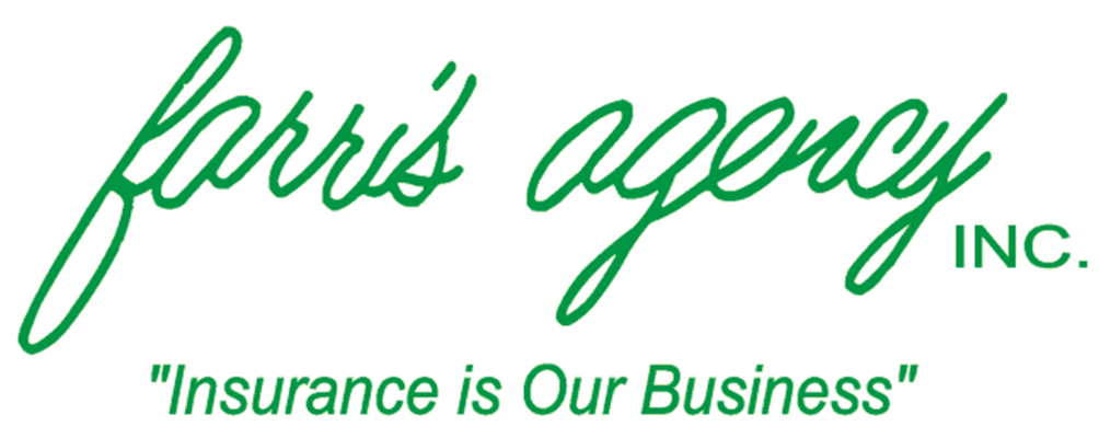 Farris Agency Inc. logo in green script with the tagline “Insurance is Our Business”