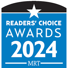 The logo for the readers ' choice awards 2024