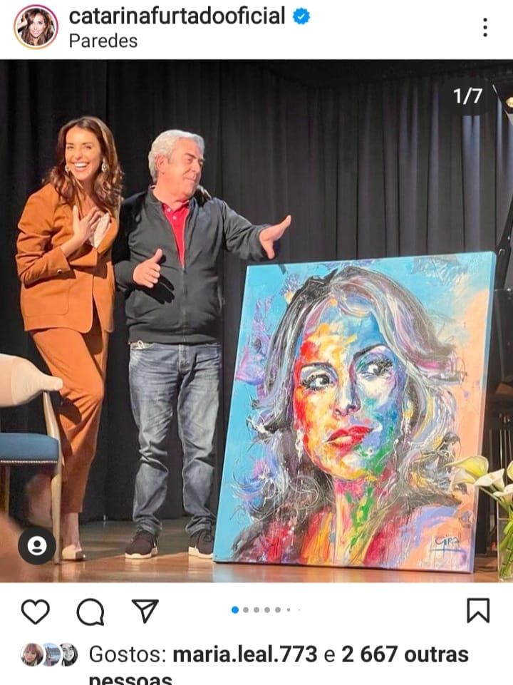 com Catarina Furtado