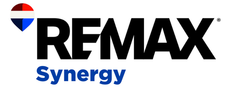 RE/MAX Synergy logo with a red, white, and blue globe and the word