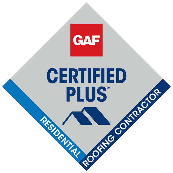 GAF Certified Plus Residential Roofing Contractor