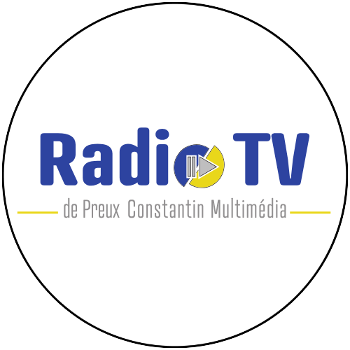 A logo for radio tv de peux constantin multimedia