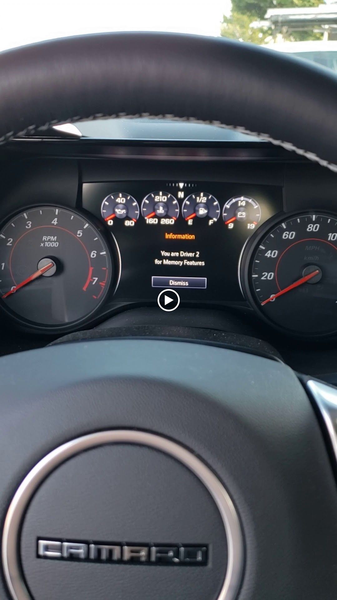 Dashboard of a Chevrolet Camaro | Gateway Automotive Inc.
