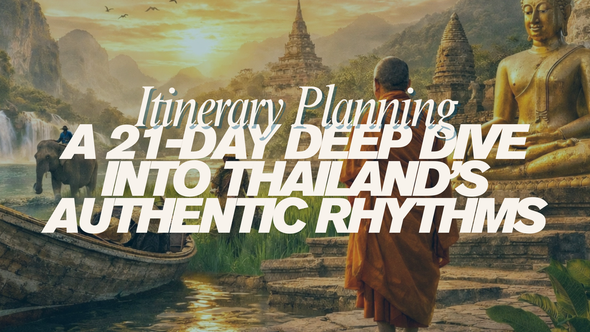 21-day Thailand travel itinerary for cultural immersion and authentic experiences