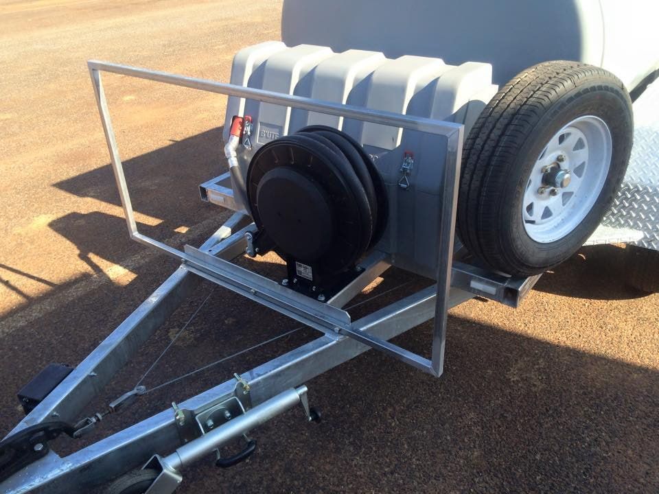 A Trailer With a Spare Tire Attached to It — RK Diesel Services in Nuriootpa, SA