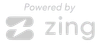 A logo for a company that is powered by zing