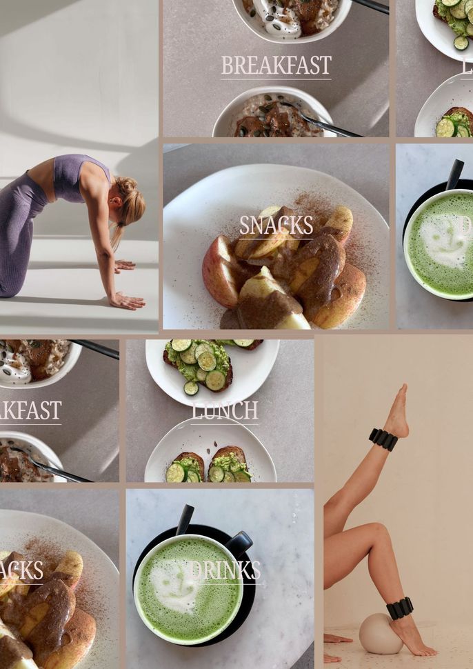 An online wellness membership featuring Yoga and Barre classes as well as nutrient dense, plant based recipes.