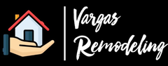Logo featuring a hand holding a house icon next to the text 