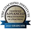 The coaching institute is a certified advanced practitioner of coaching.