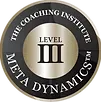 The logo for the coaching institute level iii meta dynamics.