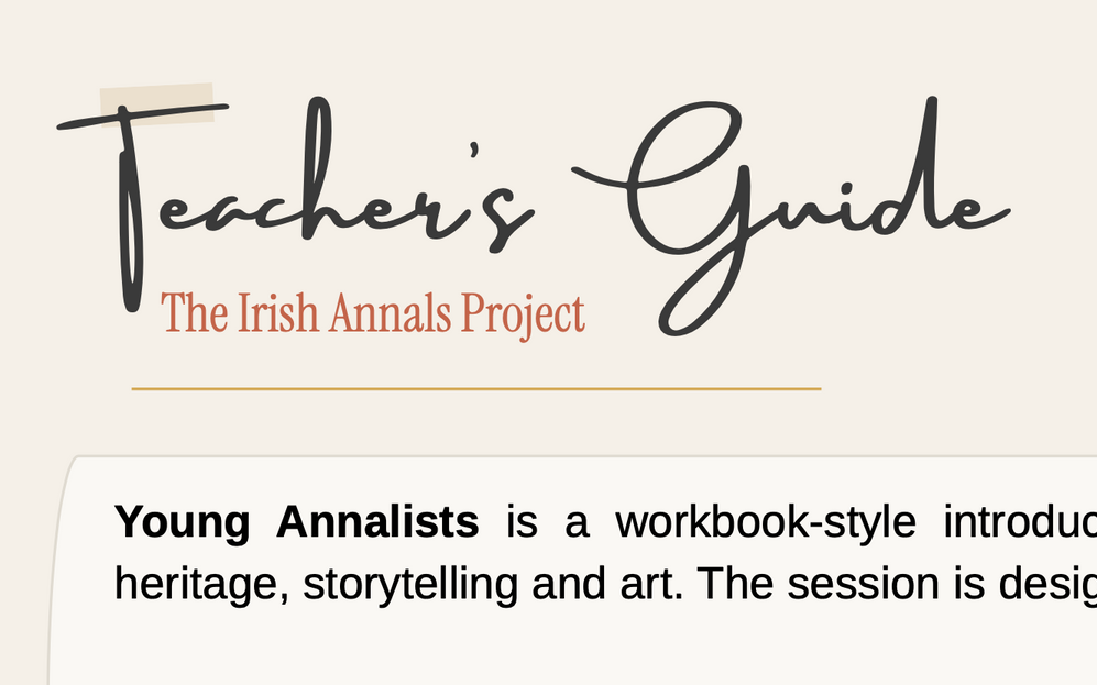 young annalists workbook