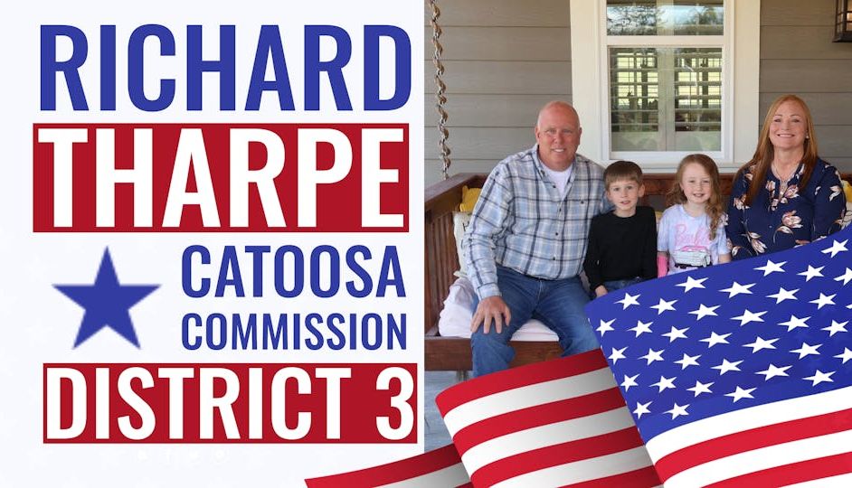 Richard Tharpe for District 3 - Catoosa County Commission Contact Page Banner