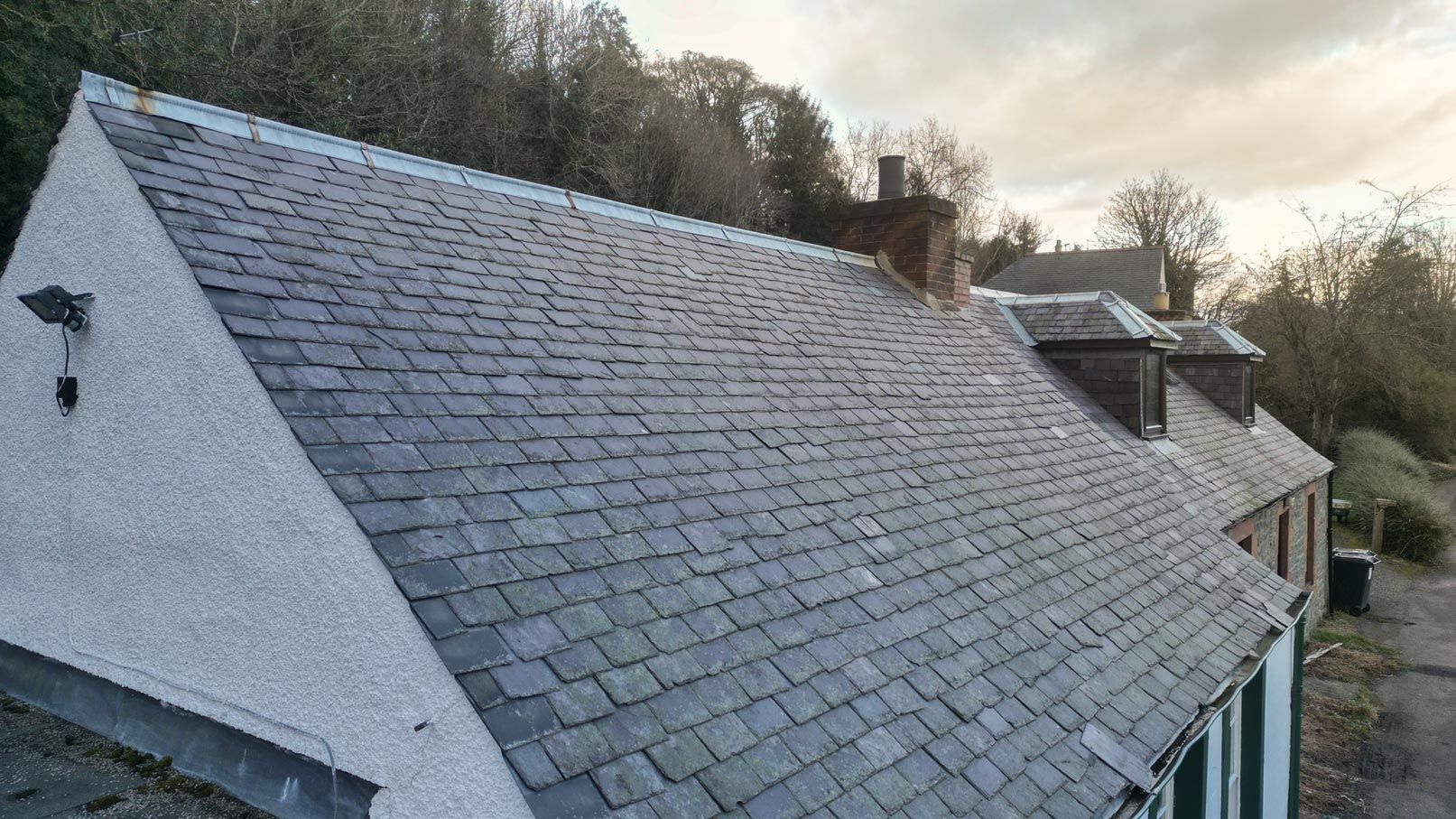 Cottage With Slate Rooftops 