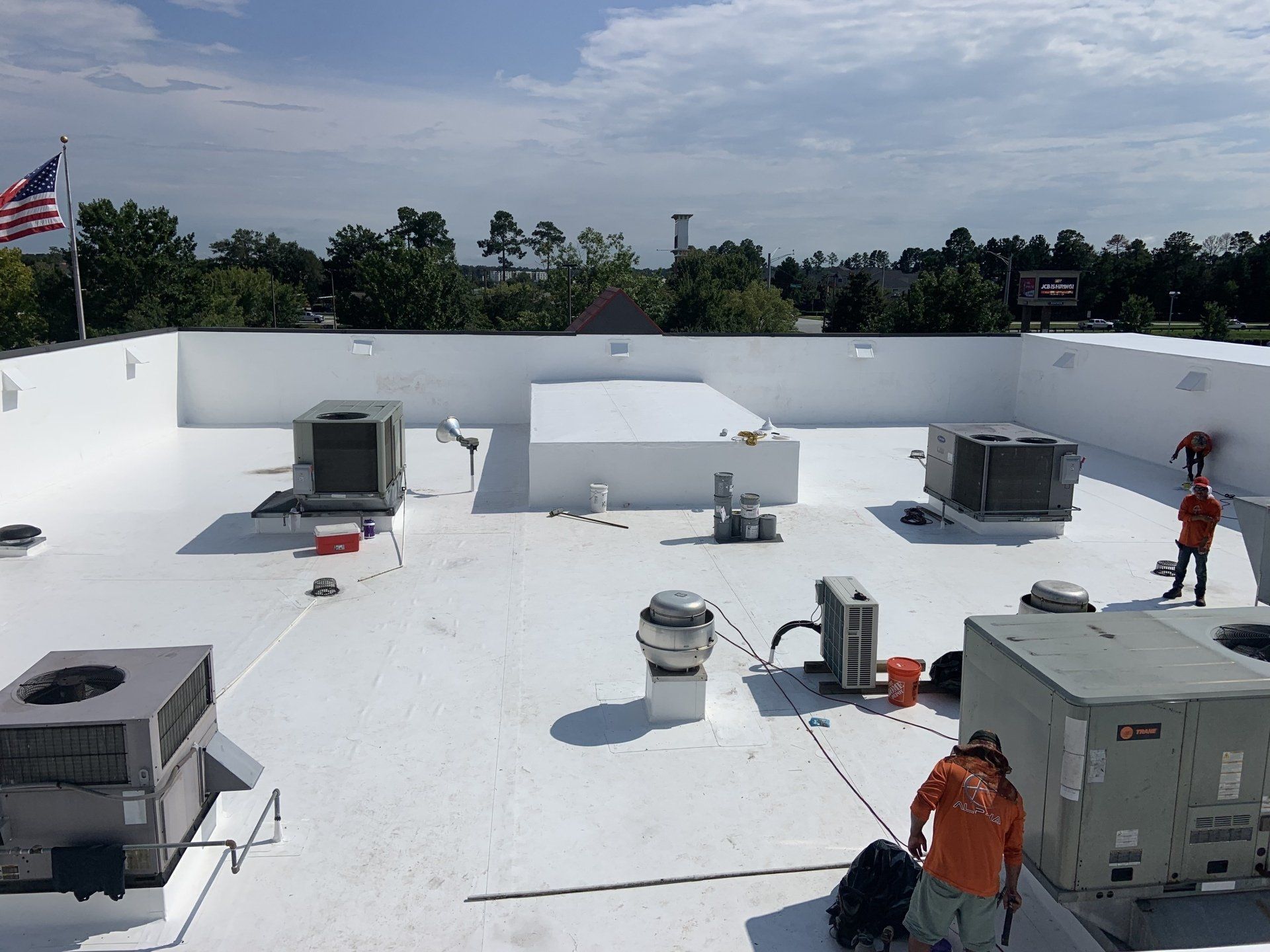 Restoring A Commercial Flat Roof