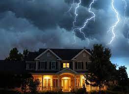 House Lightning Storm