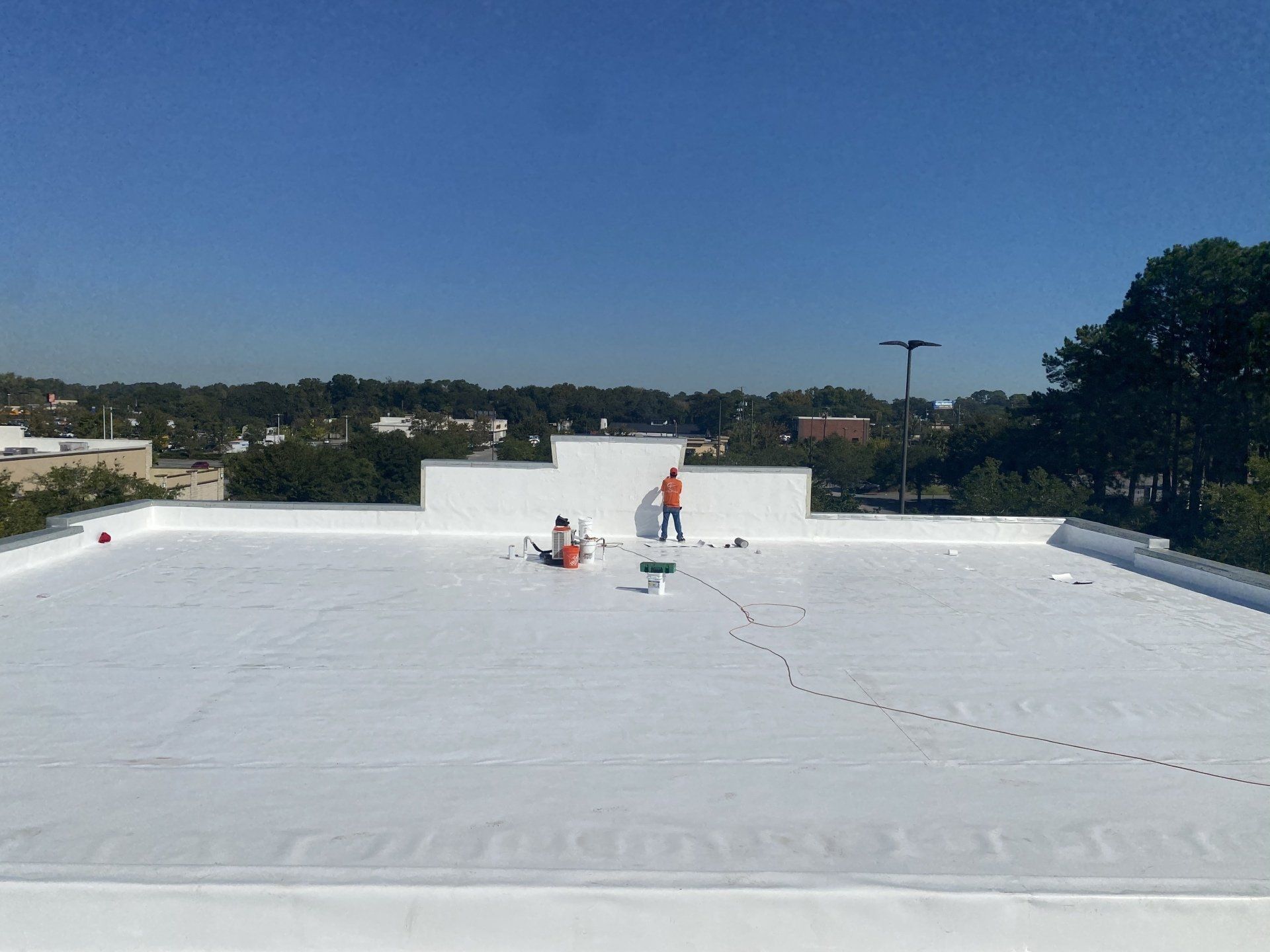 Installing A Flat Roofing System